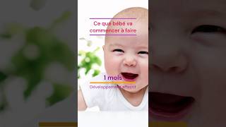 Découvrez les étapes clés du développement émotionnel du bébé de 1 mois [upl. by Ahsienad951]