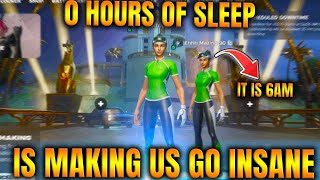 0 HOURS OF SLEEP IS A BAD IDEA WHILE PLAYING FORTNITE [upl. by Deena232]