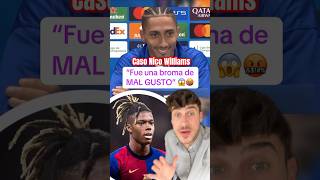 Raphinha explota con el Caso Nico Williams ferrindu raphinha nicowilliams barça champions fcb [upl. by Kcirdor851]