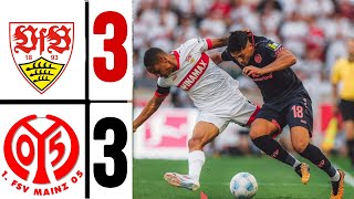 VFB Stuttgart  Mainz 05  HIGHLIGHTS Bundesliga 202425 [upl. by Eelydnarb]