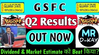 GSFC Q2 Results 2025  GSFC results today  GSFC share latest news  GSFC share results  GSFC share [upl. by Hanahs381]