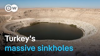 Why are there suddenly huge sinkholes in Anatolia  Focus on Europe [upl. by Leivad105]