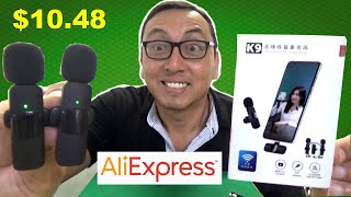 MICROFONO INALAMBRICO K9 de AliExpress  UnBoxing [upl. by Mordy]