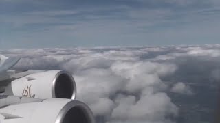 Emirates A380 Departure from London Heathrow Amazing climb out with wing fuzz [upl. by Namruht]