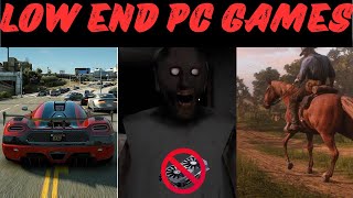 Best 5 Games For Low end PC 😎  low end pc games  TOP 5 game for low end pc  Intel HD Graphics [upl. by Humfried703]