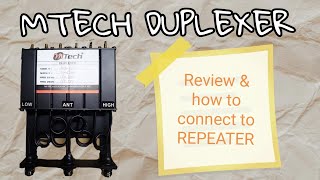 Duplexer ReviewRepeater maker [upl. by Uta422]