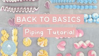 Piping Tutorial Learn How to Pipe To Perfection  Georgias Cakes [upl. by Hairom]