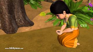 Chitti Chitti Miriyalu  3D Animation Telugu Nursery Rhymes for children [upl. by Yllas]