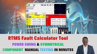 Understanding Power Swing and Fault Current Symmetry in Power Systems  RTMS Fault Calculator [upl. by Roeser]