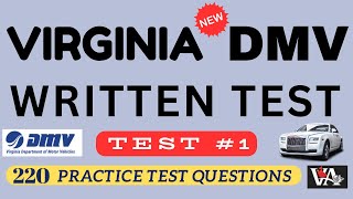 Virginia DMV Written Test 2024  virginia dmv permit test   dmv learners permit test virginia [upl. by Sissie758]