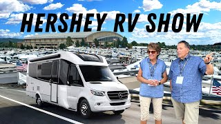 Hershey RV Show 2022  Insider Tours amp Our NEW RV [upl. by Ahsikin]