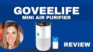 GOVEELIFE Mini Air Purifier REVIEW [upl. by Carlita242]