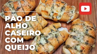 A MELHOR RECEITA DE PÃO DE ALHO CASEIRO  SABOR FICA INCRÍVEL E BEM CREMOSO  SUPER FÁCIL E RÁPIDA [upl. by Elehcim]