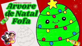 🎅 Desenhe arvore de natal fofa 🎨✨ [upl. by Giraldo]