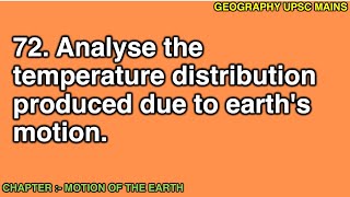 272 Temperature Distribution Due to Earths Motion  Analyzing the Patterns [upl. by Strepphon28]