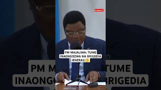 🤔PM MAJALIWA TUME INAONGOZWA NA BRIGEDIA JENERALI🤔🙏 shortsvideo breaking globaltv viralvideo [upl. by Anikas]