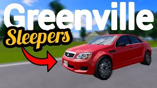 TOP 5 ULTIMATE SLEEPER CARS In Greenville Roblox [upl. by Hafler]