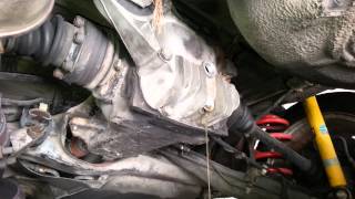 BMW E30 Rear Diff Oil Change [upl. by Ellimac]