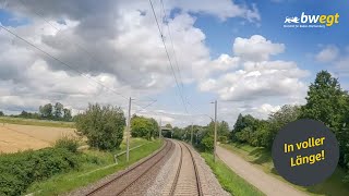 Führerstandsmitfahrt von Freudenstadt nach Stuttgart mit bwegt [upl. by Thirzia647]