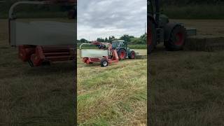 Fendt 820 mit Taarup Wickler farm farming farmlife agriculture fendt fendt820 agrar [upl. by Atinuj]