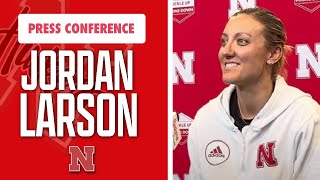 Nebraska Volleyball assistant coach Jordan Larson on Team USA Silver medal returning to Huskers [upl. by Venterea553]