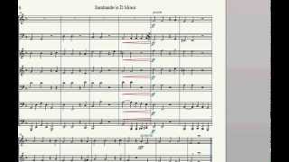 Sarabande in D Minor GF Handel  Brass Arrangement [upl. by Kahlil538]