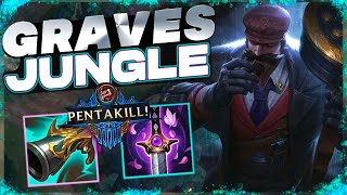 NEW Graves Jungle Broken One Shot CARRY Build [upl. by Llegna]