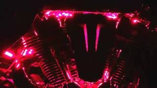 2014 Harley Davidson with LED by Ciro BREATHING RED [upl. by Uke970]