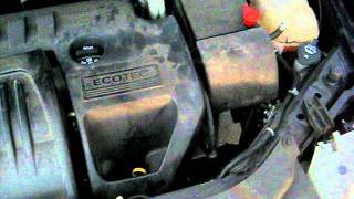 2010 GM Chevrolet Cobalt 22L Ecotec Engine Idling After Oil Change [upl. by Annaeoj]