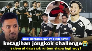 Baru Join Udah Diospek Sandy Reaksi Kevin Ngeliat Kocaknya Pemain Timnas Al Dawsari Antum Siapa [upl. by Lytsirhc]