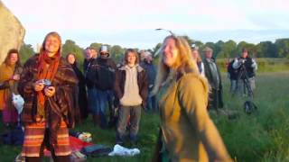 Summer Solstice 2010 Avebury Stone Circle singing A song of Joy [upl. by Benedicto133]