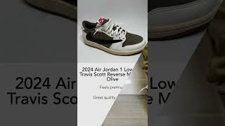 2024 Air Jordan 1 Retro Low Travis Scott Reverse Medium Olive kixxstar [upl. by Cynthea184]