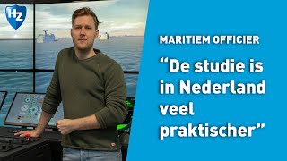 Maritiem Officier Frederik over zijn studiekeuze  HZ University of Applied Sciences [upl. by Leavitt]