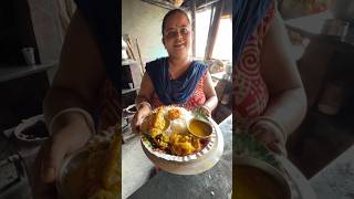 ₹70 Bhola Fish Thali In Chandpara West Bengal 😍shorts fishthali chandpara kolkata [upl. by Aelber]