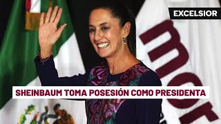 El itinerario de Sheinbaum en su primer día como Presidenta [upl. by Noyar]