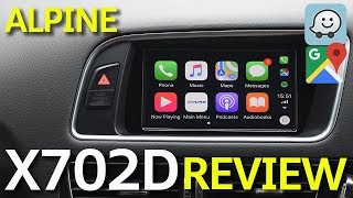 Alpine X702D Review  Audi Q5 Navigation Retrofit [upl. by Murdocca]