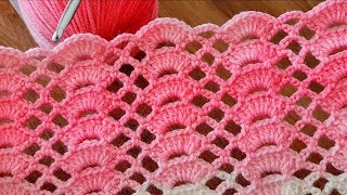 EXTRAORDINARILY EASY Crochet Pattern for Beginners 👶 💫WONDERFUL Crochet Stitch for Baby Blanket [upl. by Ruelu]