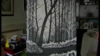 Bob Ross  Joy of PaintingTimelapse my attempt [upl. by Mansoor]