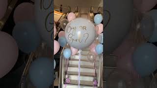 Balloon bouquet gender reveal balloonstore [upl. by Sauers972]