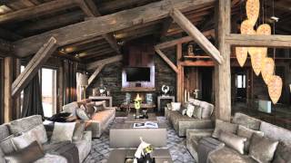 FOR SALE Luxury ski chalet Ecrin Blanc in Megeve village Rhone Alps South of France [upl. by Eislel538]