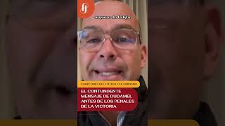 El contundente mensaje de Dudamel antes de los penales de la victoria quépasóconloquepasó colombia [upl. by Wooldridge]