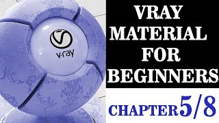 Vray Material for beginners Chapter 5 Reflection and glossiness subdivision [upl. by Lienhard]