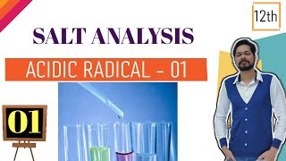 Salt Analysis1  Acidic Radicals1  Group1 । Class 12  Supertrick to remember Acidic Radicals [upl. by Archibald]