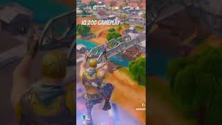 200 IQ gameplay fortnite fortniteclips [upl. by Nasho]