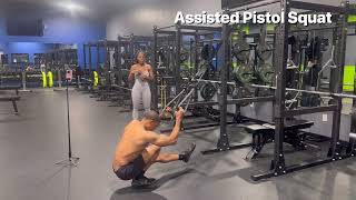 Assisted Pistol Squat [upl. by Ali]