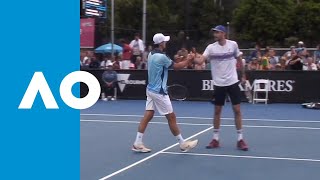 MolchanovZelenay v BerrettiniCecchinato match highlights 1R  Australian Open 2019 [upl. by Enneirda]