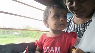 Vudem Gagana Sri Reddy Train journey from Tirupati to Chittoor 2 [upl. by Jenn]