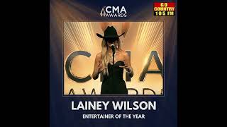 CMA Awards 2023 Lainey Wilson upsets the order by winning Entertainer [upl. by Dranyar69]