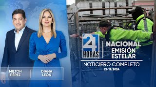 Noticiero de Ecuador Emisión Estelar 21112024 [upl. by Mukul]