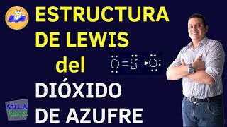 Estructura de Lewis del dióxido de azufre  SO2 [upl. by Oibesue]